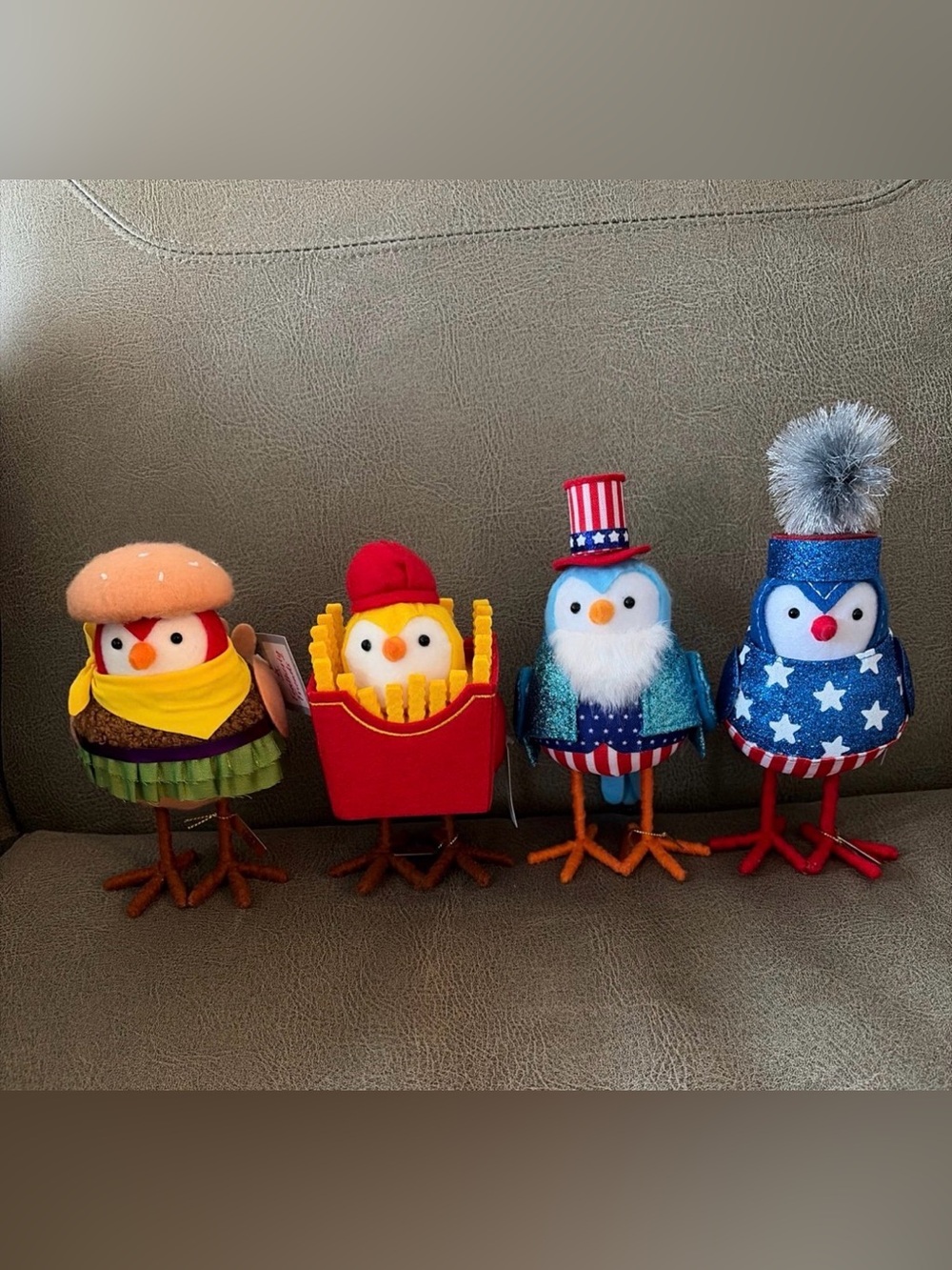 Target 2026 Featherly Friends Summer Birds July 4th Patriotic Set of 4